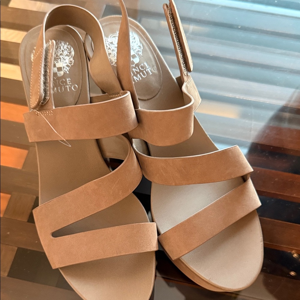 Vince Camuto Women's Brown Strappy Sandals